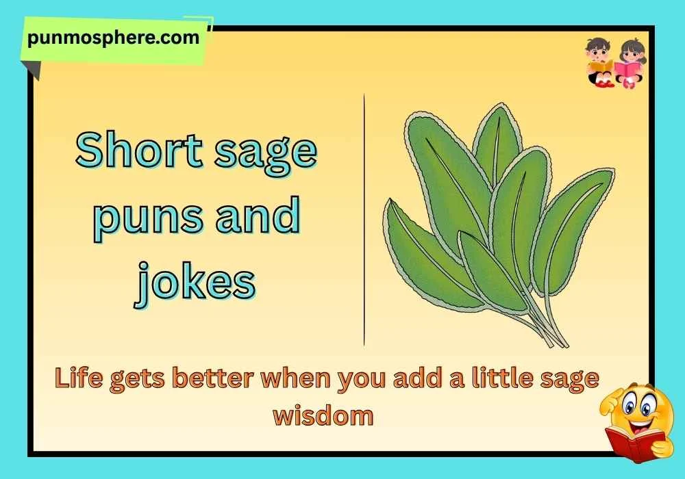 Short sage puns and jokes